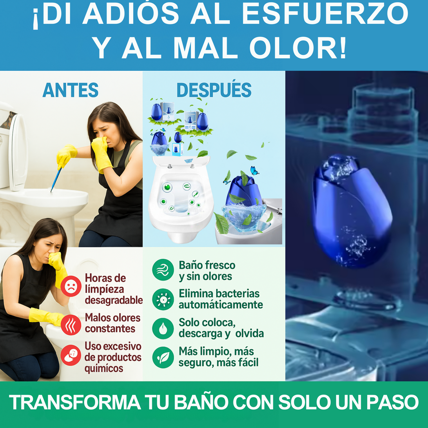 Limpia fácil automático